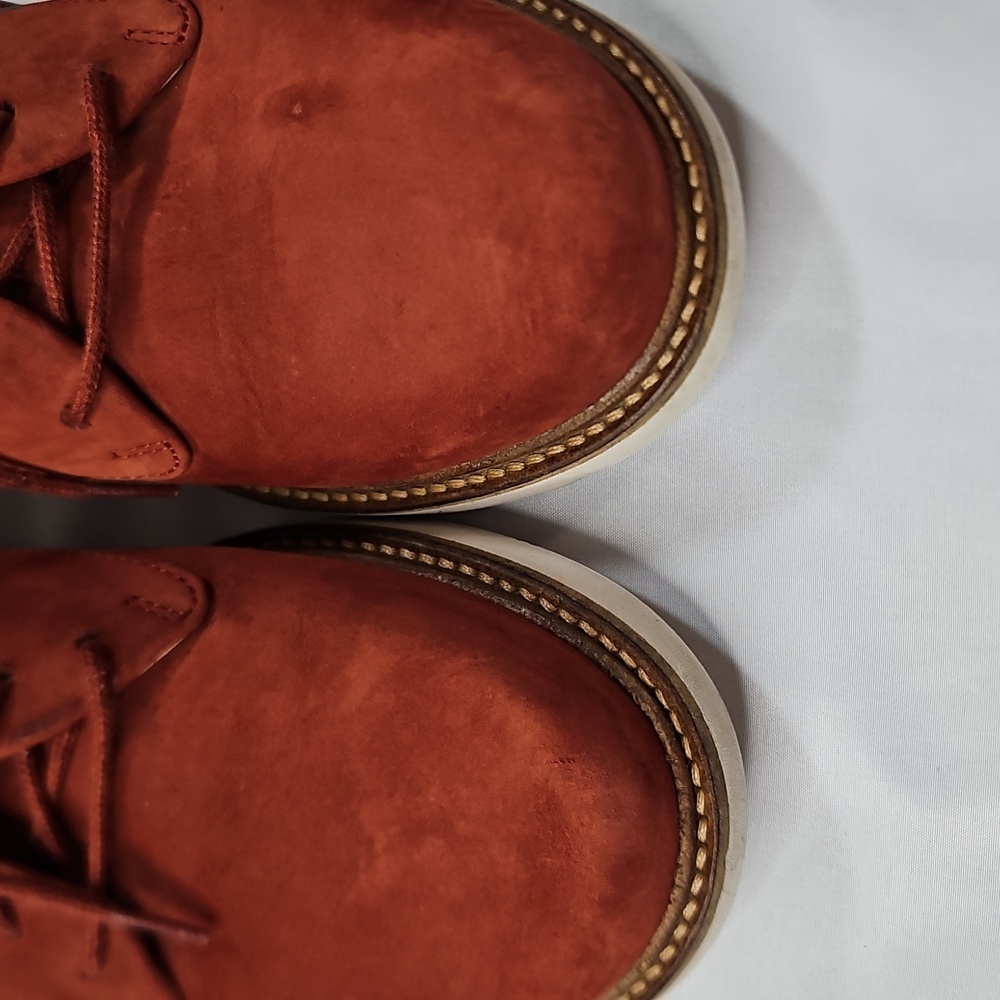 Samuel Hubbard Burnt Orange Womens Loafers Size 8 - Picture 5 of 9